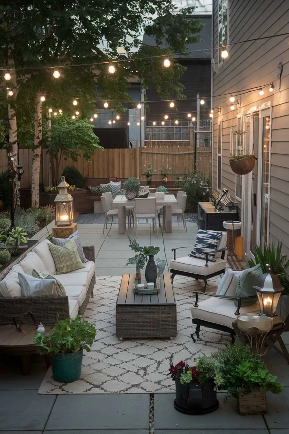 A backyard patio idea