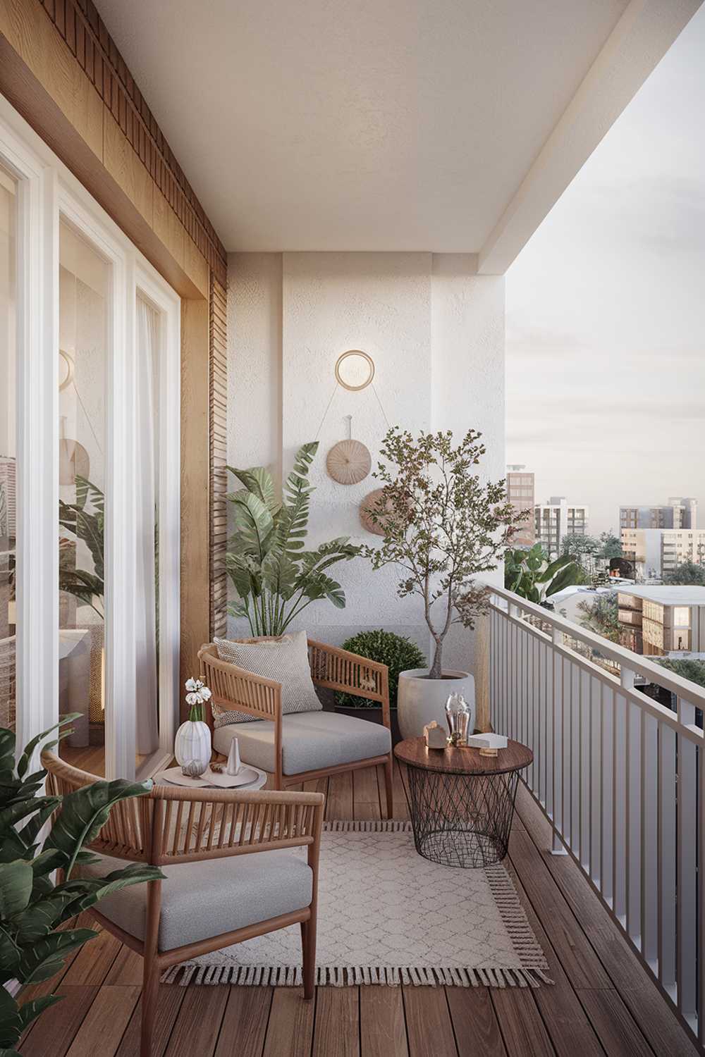 A modern balcony design