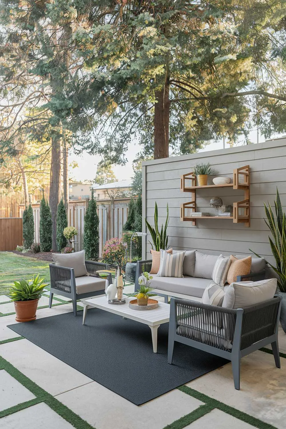 A modern patio design