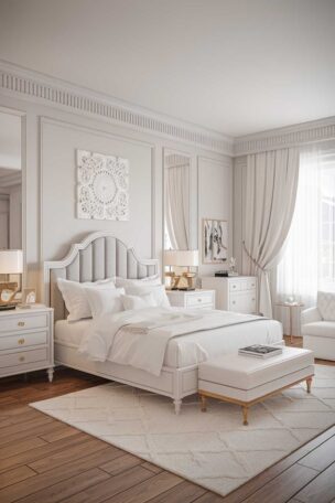 A white bedroom